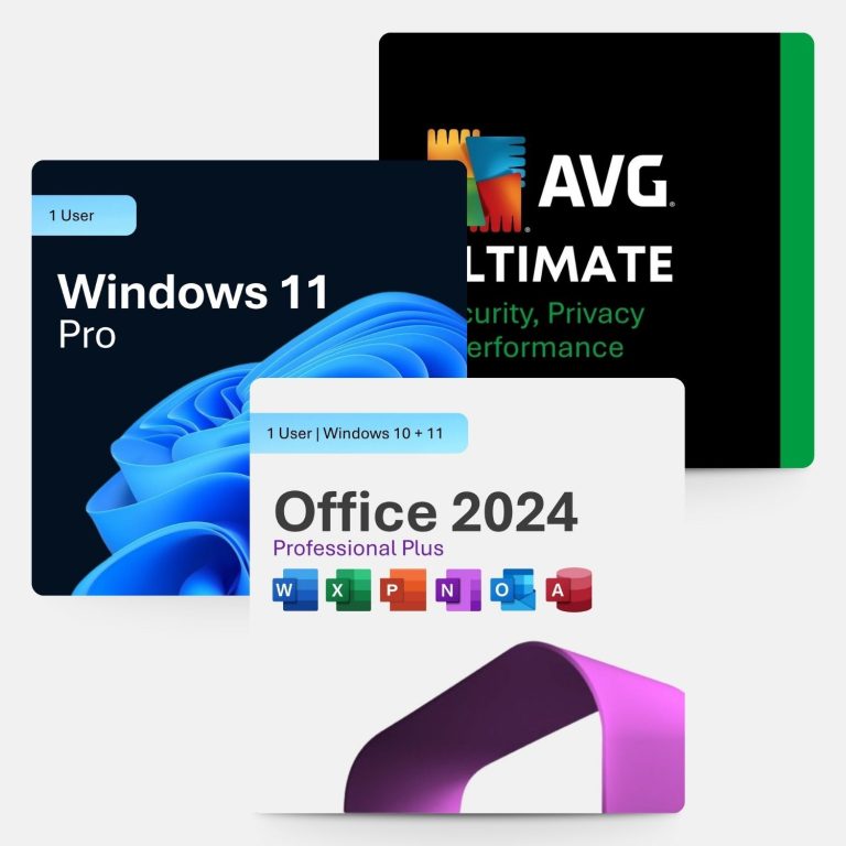 Office 2024 Professional Plus & Windows 11 Pro & AVG Ultimate Bundle - Image 2