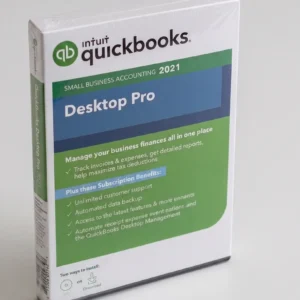 QuickBooks Desktop Pro 2021 License – Sealed CD/DVD, No Subscription